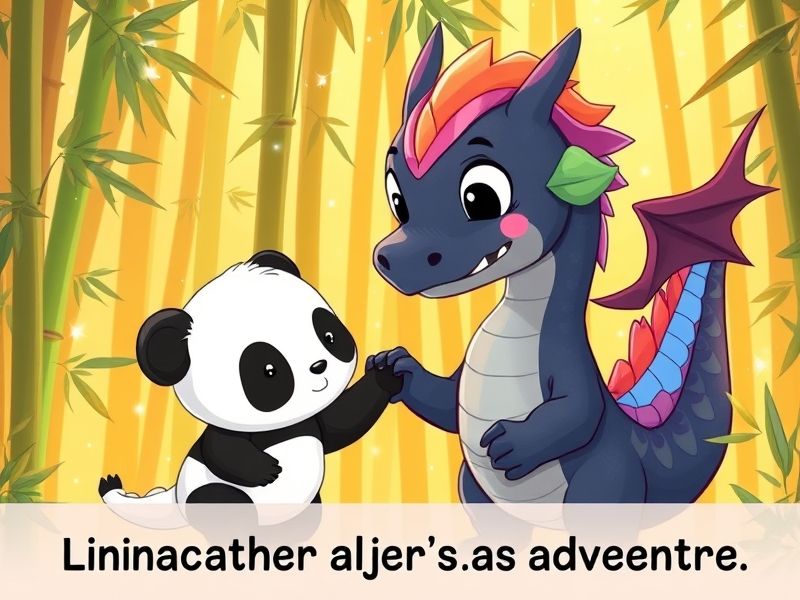 Pao meets Luna the magic dragon